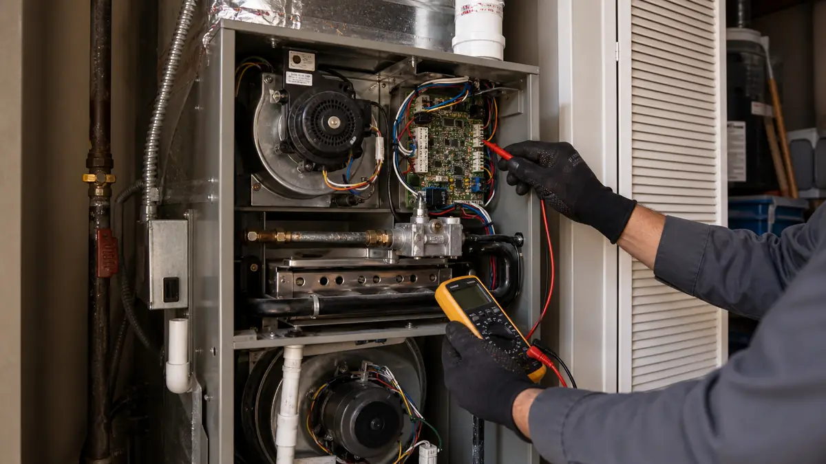 Gas furnace repair and heat-pump conversion service in Pomona, CA